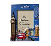 London Souvenir Hand Painted Upright Photo Frame Detailing London Landmarks -...