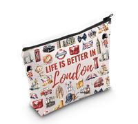 London Souvenir Makeup Bag London Themed Gift Life is Better in London Gift for London Lover (in London Bag EU)