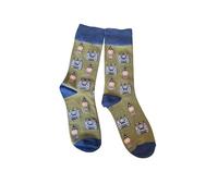 London Souvenir Socks, 2 Pairs, Unisex, British Landmark Design with Tower Bridge, London Eye (UK, Numeric, 36, 40, Regular, Regular, UK London Bamboo)