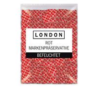 London - strawberry-flavoured latex condoms (1000 pcs)