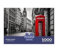 London Street Scene 1000 Piece Puzzle For Adults And Kids Natural Scenery Whimsical Challenge Perfect for Relaxation Educational Games 70x50cm/1000pcs
