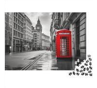 London Street Scene Jigsaw Puzzles for Adults 1000 Piece for Adults Educational Game Challenge Toy 1000 Pieces Puzzles for Adults Jigsaw Puzzle 1000pcs (75x50cm)