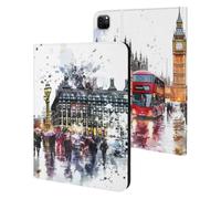 London Street Watercolor Tablet Case for iPad 10th Generation/9th Generation/8th Generation/7th Generation