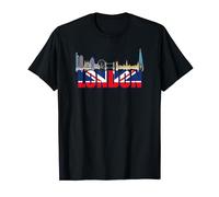 London T Shirt Skyline Westminster Big Ben Tower Bridge Gift T-Shirt