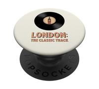London The Classic Track Vinyl Music Art PopSockets Adhesive PopGrip