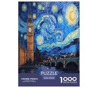 London Tower Bridge 1000 Pieces Premium Jigsaw Age 12+ Quirky, Abstract Design, Fun Details, Educational, Challenging Puzzle Games 70x50cm/1000pcs