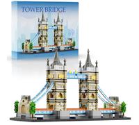 London Tower Bridge Building Blocks Set, 2630 PCS Micro London Tower Bridge Building Kit, Mini Architecture Bricks Model Toy, Gifts for Landmark House Enthusiasts and Adults