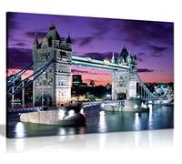 London Tower Bridge Canvas Wall Art Picture Print (18X12)