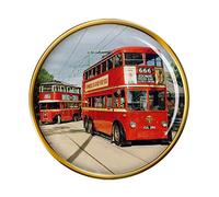 London Transport Trolley Buses Pin Badge