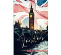 London Travel Journal & Planner, 5.5" x 8.5": Trip planning section followed by over 100 lined and blank journaling pages. London icons throughout