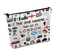 London Trip Makeup Bag UK Travel Vacation Gifts London Skyline Travel Bag London England Cosmetic Bag Welcome Bag Housewarming Gift (London UK)