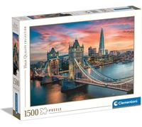 London Twilight Jigsaw Puzzle Tower Bridge The Shard and River Thames Puzzle
