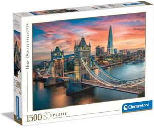 London Twilight Jigsaw Puzzle Tower Bridge The Shard and River Thames Puzzle
