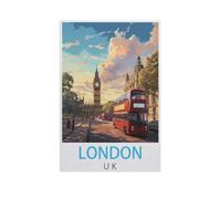 London U K，Jigsaw Puzzles for Adults 1000 Piece Challenging Game Toys, Impossible Puzzle,1000 Piece Jigsaw Puzzles for Adults Family Decoration Puzzle（38x26cm）-AL43