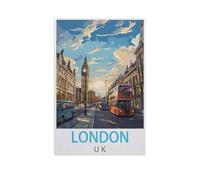 London U K，Puzzle 1000 Piece Jigsaw Puzzles for Adults, Classic Puzzle Difficult Puzzle for Kids Teenagers Educational Game Toys Gift for Home Travel（50x70cm）-FT75