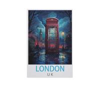 London U K，Puzzle 1000 Piece Jigsaw Puzzles for Adults, Classic Puzzle Difficult Puzzle for Kids Teenagers Educational Game Toys Gift for Home Travel（50x70cm）-FS95