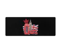 London UK Flag Bus Big Ben Large Mouse Pad Non-Slip Desk Mat