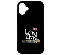 London UK Iconic Landmarks England Travel Vintage Case for iPhone 16 Plus