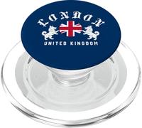 London UK Union Jack Royal Corgi Dog Emblem Vintage Classic PopSockets PopGrip for MagSafe