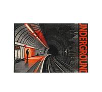 London Underground Floor Puzzle Piecing Puzzle for Adults Brain Teasing Fun & Perfect Wall Art Cool Brain Teasers Perfect for Game Nights Puzzles for Adults 1000 Piecing