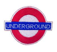 London Underground Logo Iron on Sew on Embroidered Patch