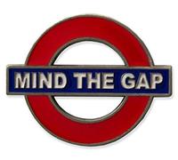 London Underground Roundel Mind The Gap Metal Magnet (gwc)