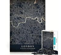 London United Kingdom 1000 Piece Jigsaw Puzzles- Enjoyable Game Bright Color Family Enjoyable Perfect Art (38x26cm)