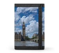 London View of Westminster Bridge with Thames River Trifold Wallet Cute Card Slots Holder Clutch Purse Wallets for Men Women