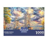 London ViewJigsaw Puzzles for Adults A 1000-Piece (Advanced) Assortment of Challenging Educational Games - An Enriching And Thought-Provoking Gift for Adults And Kids Age 12 Years And Up 38x26cm/1000