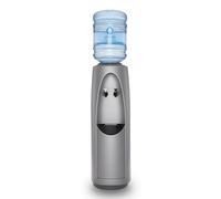 London Water Delivery Plastic Water Dispenser | Room & Cold Temperature Water Cooler | Grey Plastic Drinking Water Machine | Floor-Standing water cooling system | Ideal for home, office or warehouse