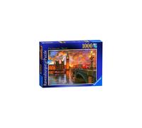 London Westminster Sunset Jigsaw Puzzle 1000 Pieces for Adults and Kids Age 12 Years Up