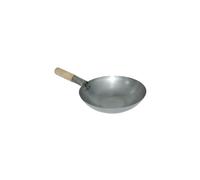 Vogue Mild Steel Wok Flat Base 330mm - [K296]