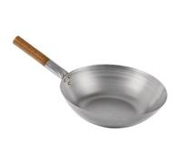 London Wok Flat Bottom Wok 330mm Size: 330(Ø) mm. Material: Steel