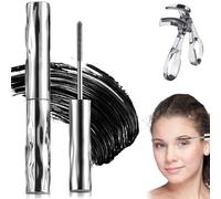 Londonget Mascara, Seattle Get Mascara, Berlinmood Mascaras, Ultimate Length & Curl Eyeblack Set, Waterproof Long-Lasting 3D Curling Iron Wand Eyeblack, No Flaking (1pcs)