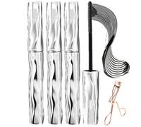 Londonget Mascara, Seattle Get Mascara, Ultimate Length & Curl Mascaras, Waterproof & Sweatproof Lengthening & Curling, Iron Wand Curling Long Lasting Thick Mascaras (3pcs)