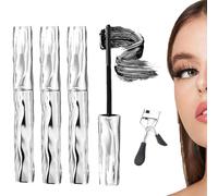 Londonget Mascara, SeattleGet Mascara, Berlinmood Mascaras, Waterproof Long-Lasting 3D Curling Iron Wand Eyeblack, Volumising & Lengthening for Mother, Girl, Wife (3pcs)