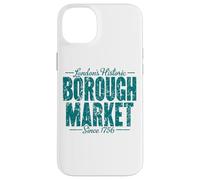 London's Historic Borough Market Since 1756 Aged Green Print Case for iPhone 14 Plus