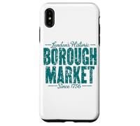 London's Historic Borough Market Since 1756 Aged Green Print Case for iPhone XS Max