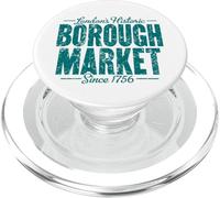 London's Historic Borough Market Since 1756 Aged Green Print PopSockets PopGrip for MagSafe