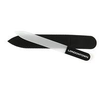 LONDONTOWN Black Glass Nail File, 0.48 oz (Pack of 1)