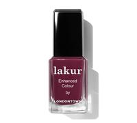 LONDONTOWN Raspberry Red Glossy Nail Polish Flirty & Thriving lakur Vegan Chip-Resistant Long-Lasting Nail Lacquer 40 fl oz
