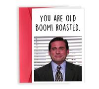 Londue Funny Birthday Card for Her Him, The Office Birthday Gifts for Men Women, Michael Scott Card, Humor Bady Gifts for TV Show Fans