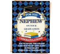 Londue Graduation Card for Nnephew, Congratulations Graduate Card Gift for Nnephew, Heartfelt Congratulations Gifts for Him