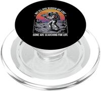 Lone Astronaut Searching Life Not All Who Wander Are Lost PopSockets PopGrip for MagSafe