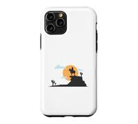 Lone Cowboy in Front of the Desert Moon Case for iPhone 11 Pro