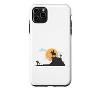 Lone Cowboy in Front of the Desert Moon Case for iPhone 11 Pro Max