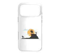 Lone Cowboy in Front of the Desert Moon Case for iPhone 17 Pro Max