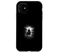 Lone Cowboy Rider In Desert and Western Sky Case for iPhone 11
