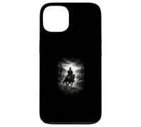 Lone Cowboy Rider In Desert and Western Sky Case for iPhone 13