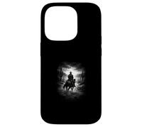 Lone Cowboy Rider In Desert and Western Sky Case for iPhone 14 Pro